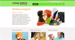 Desktop Screenshot of living-puppets.cz