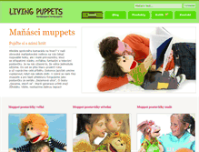 Tablet Screenshot of living-puppets.cz